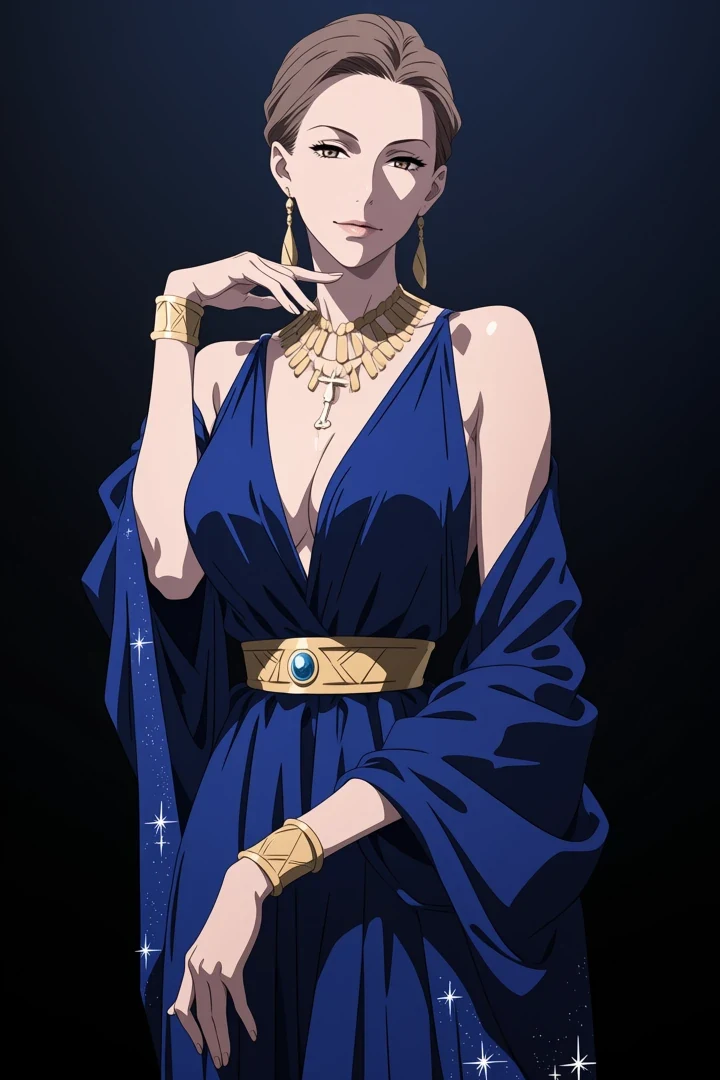 The same adult character rendered consistently across several images